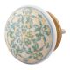 Turquoise Ceramic Flat Dresser Knob Online